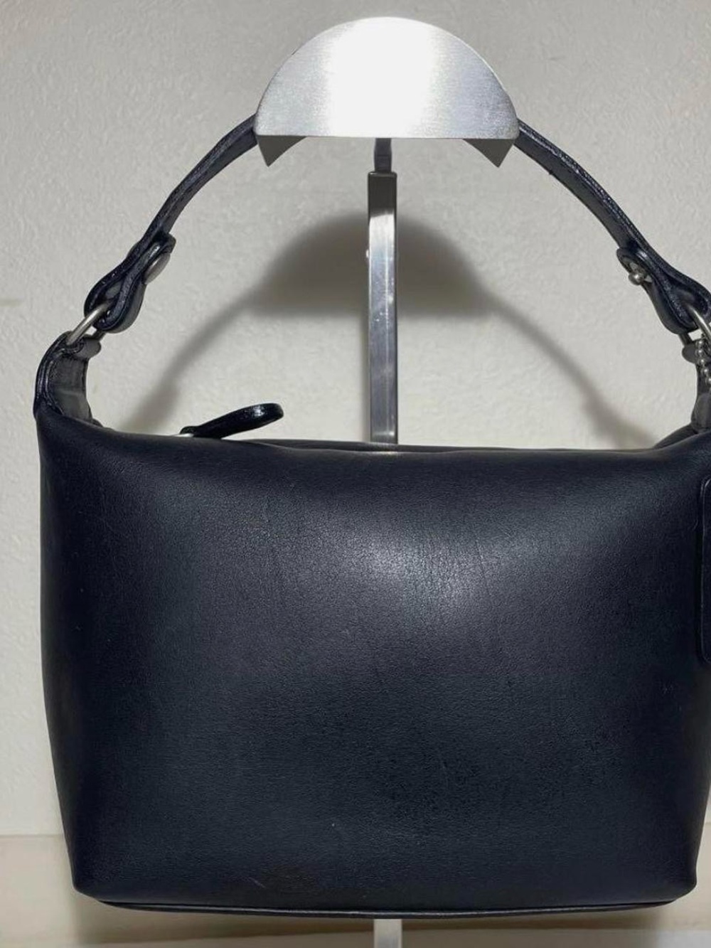 Coach Black Leather Shoulder Bag